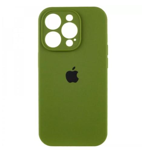 Silicone Case Full Camera Protective (AA) для iPhone 14 Plus / 15 Plus (Virid)