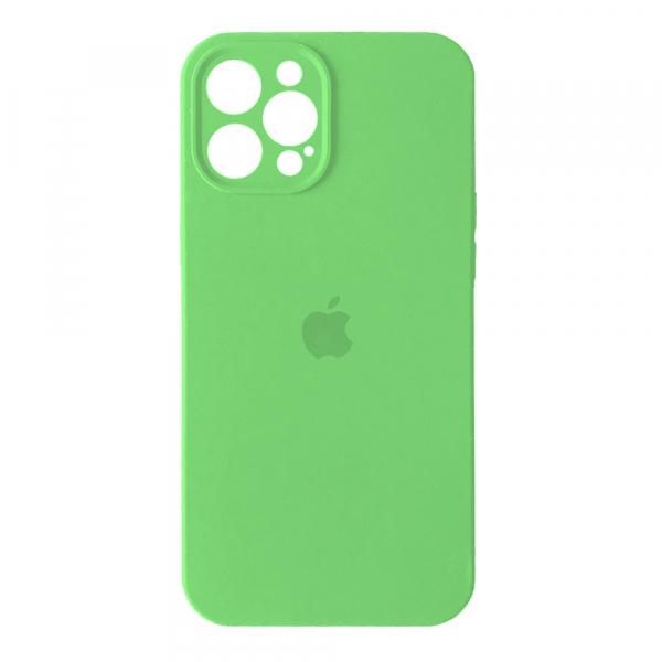 Silicone Case Full Camera Protective (AA) для iPhone 12 Pro (6.1")  (Spearmintt)