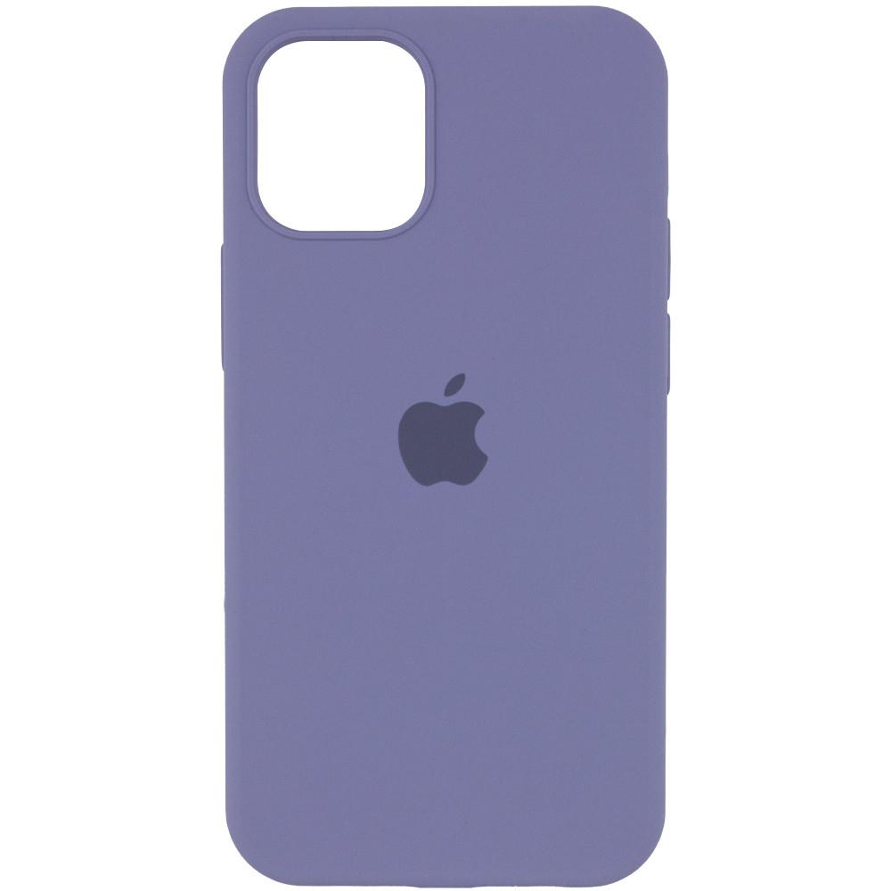 Silicone Case Full Protective (AA) для iPhone 12 Pro Max (6.7") (Lavender Gray)