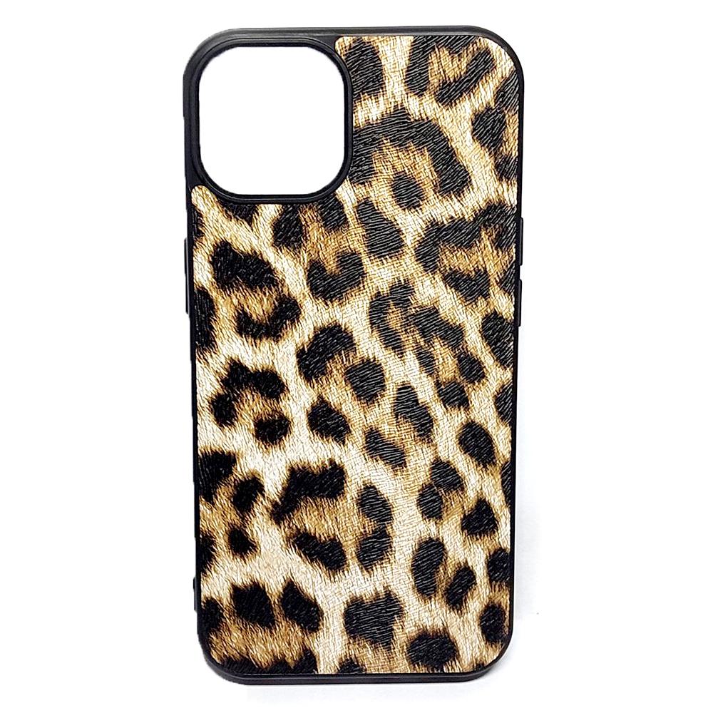 Накладка Leopard для Iphone 15  (коричневий)