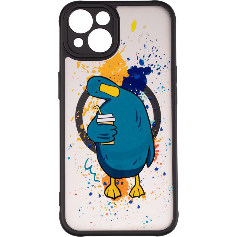 Накладка Gelius Print Magsafe для IPhone 13 Coffee Duck