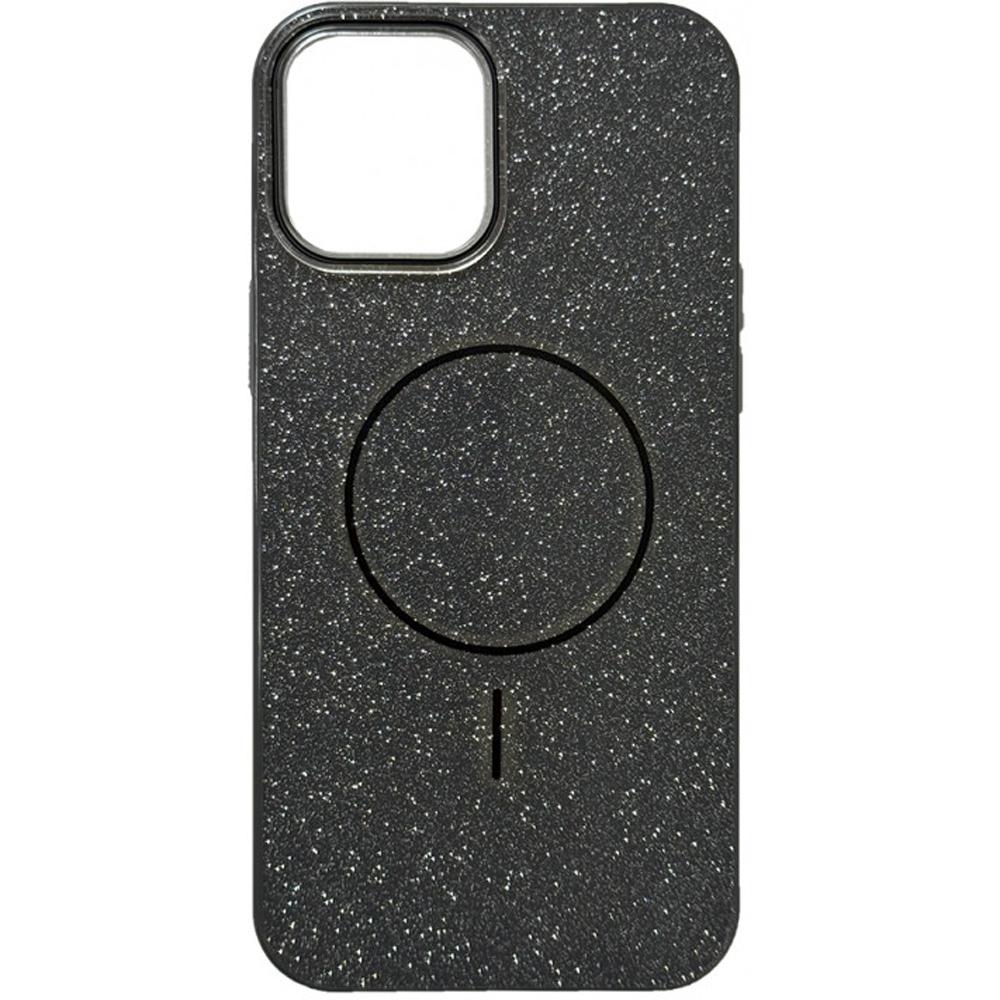 Чохол Color Glitter Magnetic для IPhone 15 (Чорний)