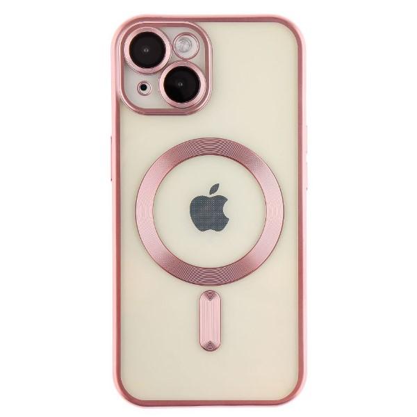 Накладка Metal Matte Case MagSafe для iPhone 13 (Rose titanum)