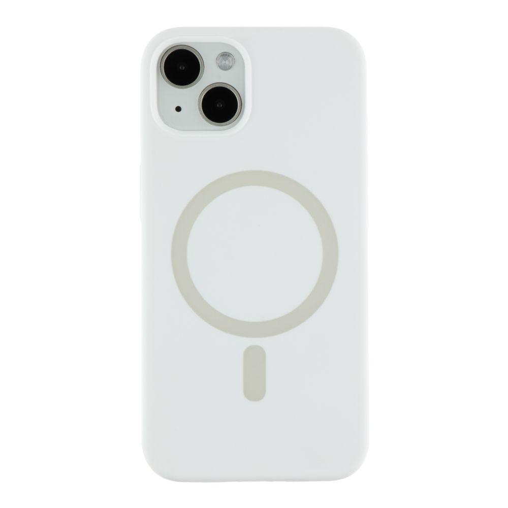 Silicone Case Full Protective (AA)  with MagSafe для iPhone 13 (White)