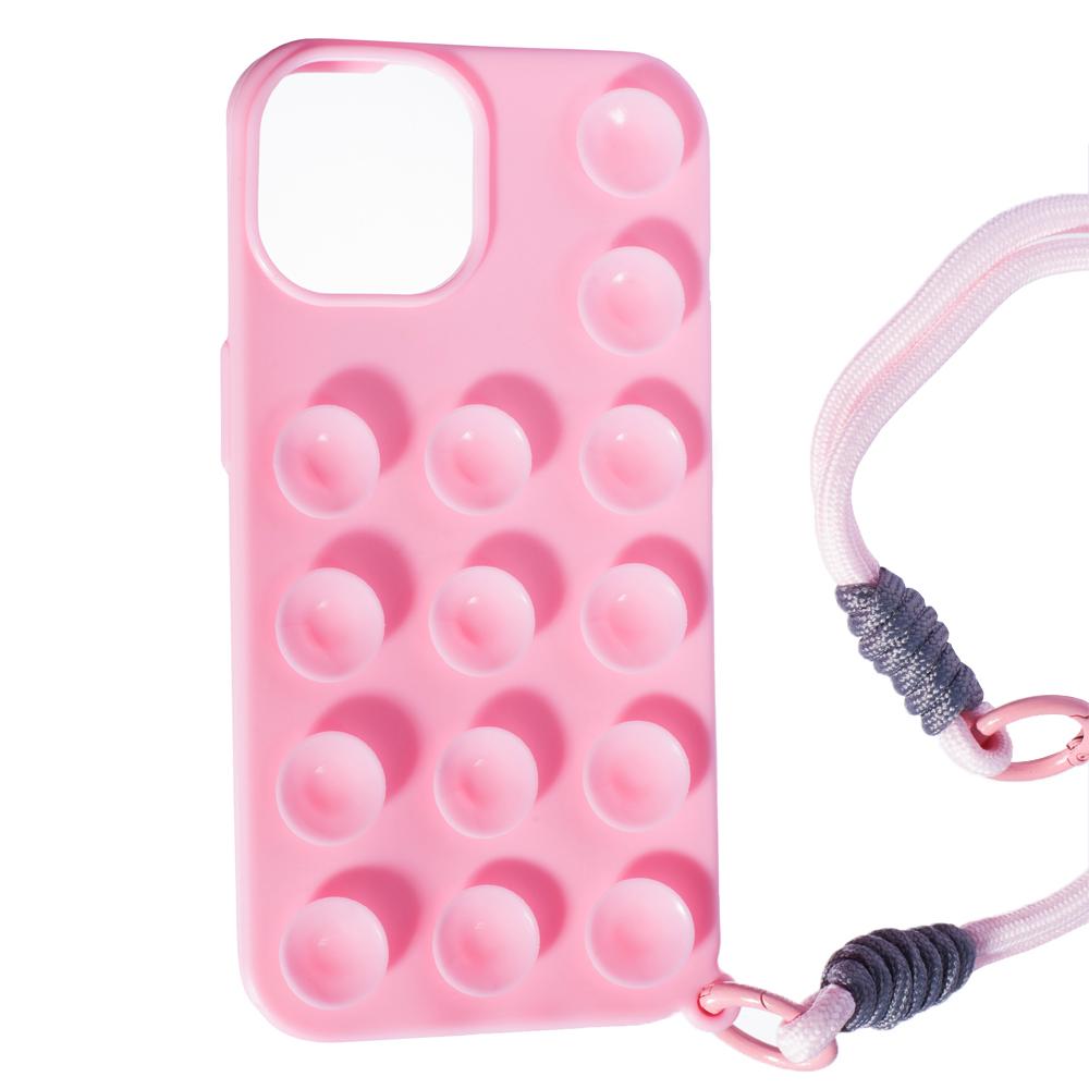 Чохол присоска для iPhone 13 / 14 / 15 / 16  Pink