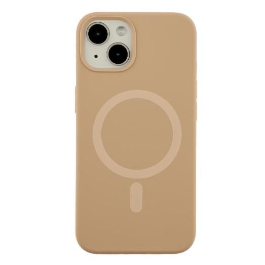 Silicone Case Full Protective (AA) with MagSafe для iPhone 13 (Desert gold)