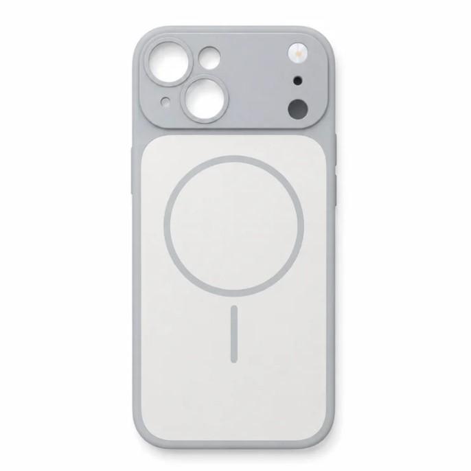Чохол Silicone Creative Case MAG COVER для iPhone 13 (Grey)