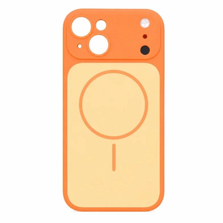 Чохол Silicone Creative Case MAG COVER для iPhone 13 (Orange)