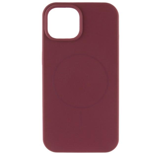 Silicone Case Full Protective (AA) with MagSafe для iPhone 14 / 13 (Plum)