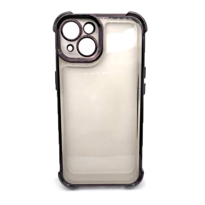 Накладка WXD Electroplated Side Colors для Iphone 14  (Чорна)