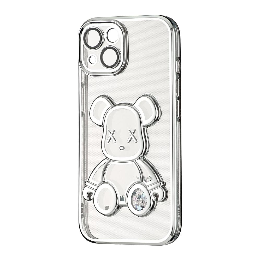 Накладка Shining Bear для IPhone 15 Срібляста