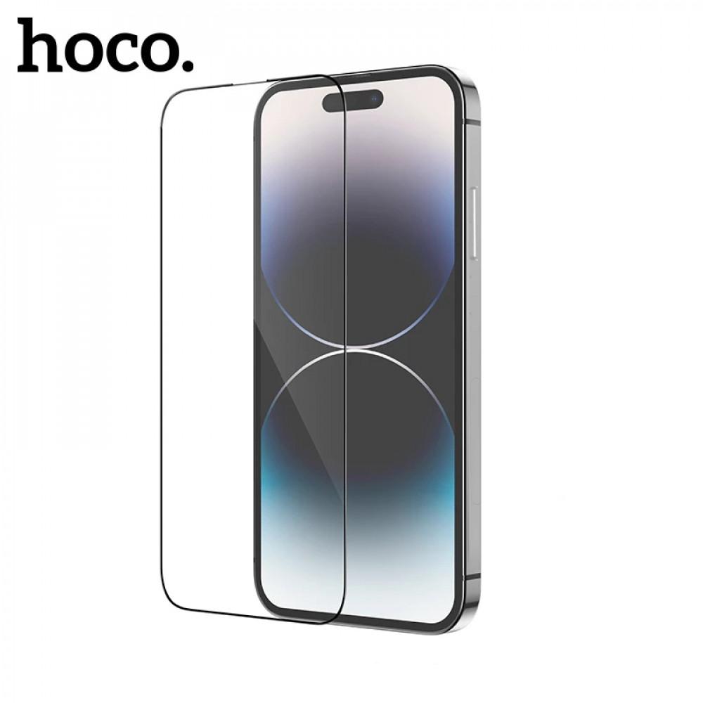 Захисне скло Hoco G12  HD 5D large arc tempered glass для iPhone Xr/11 з чорною рамкою