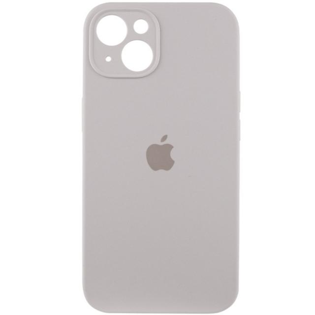 Silicone Case Full Camera Protective (AA) для iPhone 13 (Milk)