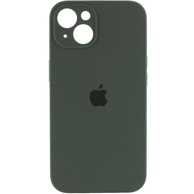 Silicone Case Full Camera Protective (AA) для iPhone 13 (Cyprus green)