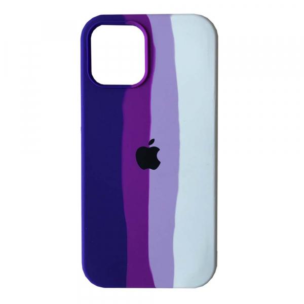 Rainbow Silicone Case iPhone 11 Pro Max Lillac