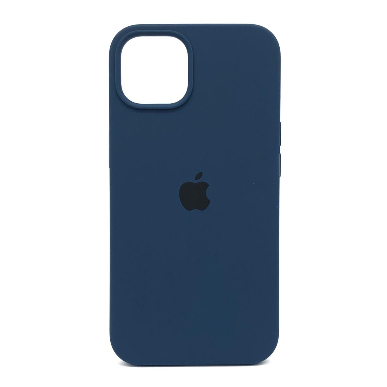 Silicone Case Full Protective (AA) для iPhone 12 / 12 Pro (Abyss blue)