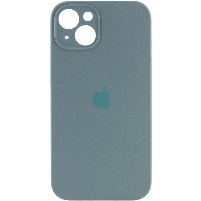 Silicone Case Full Camera Protective (AA) для iPhone 13 (Pine green)