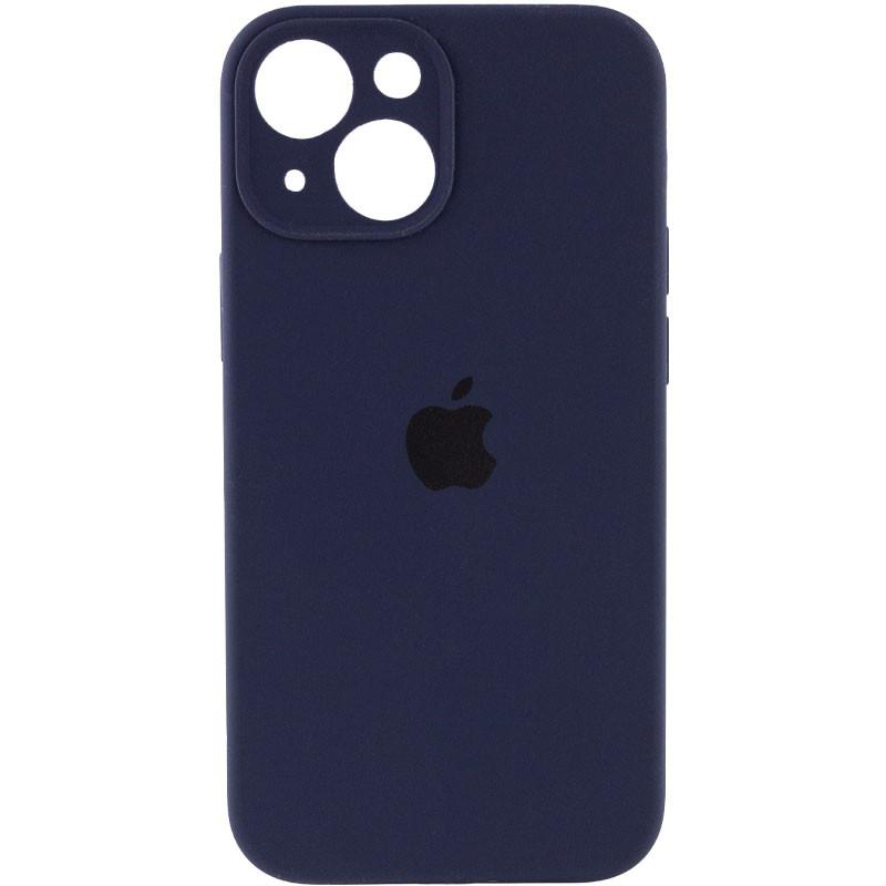 Silicone Case Full Camera Protective (AA) для iPhone 13 (Midnight blue)