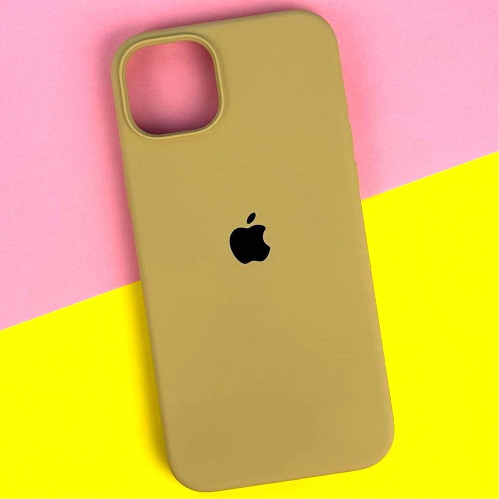 Silicone Case Full Protective (AA) для iPhone 13 (Gold)