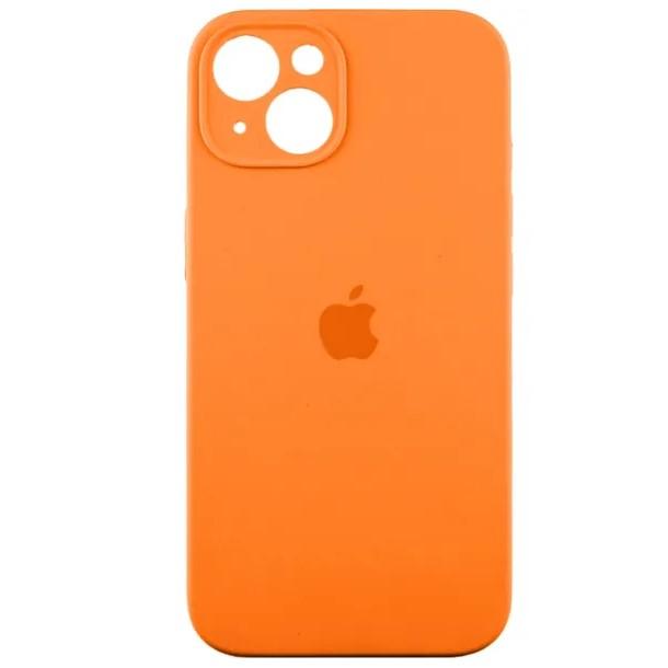 Silicone Case Full Camera Protective (AA) для iPhone 13 (Orange)