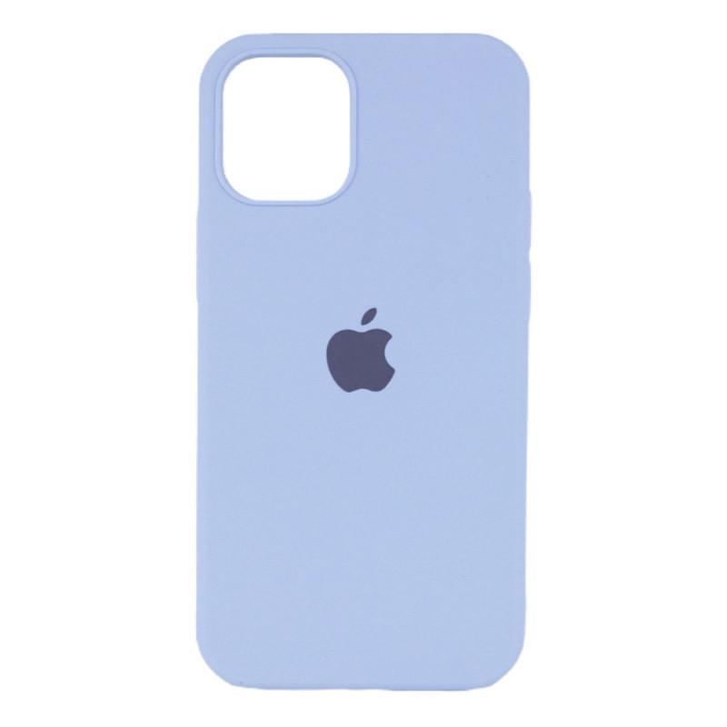 Silicone Case Full Protective (AA) для iPhone 14 Plus / 15 Plus (Lilac cream)