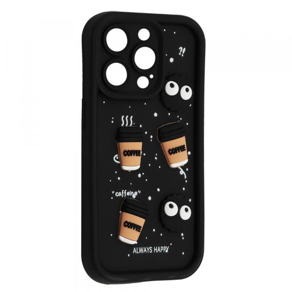 Чохол Pretty Toys для Iphone 16 Pro (Black/Always Happy)