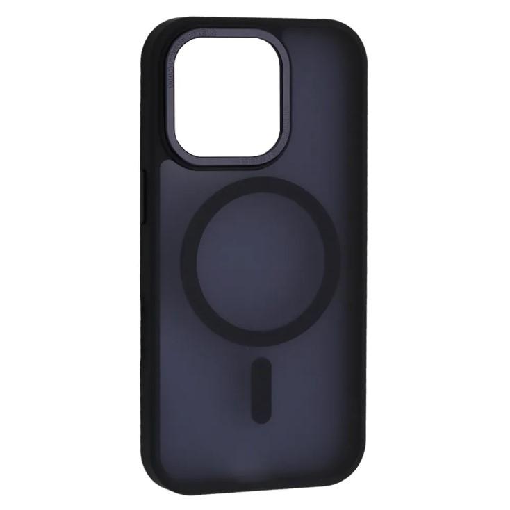 Чохол Magsafe MATTE color для iPhone 13 Pro темно-синій