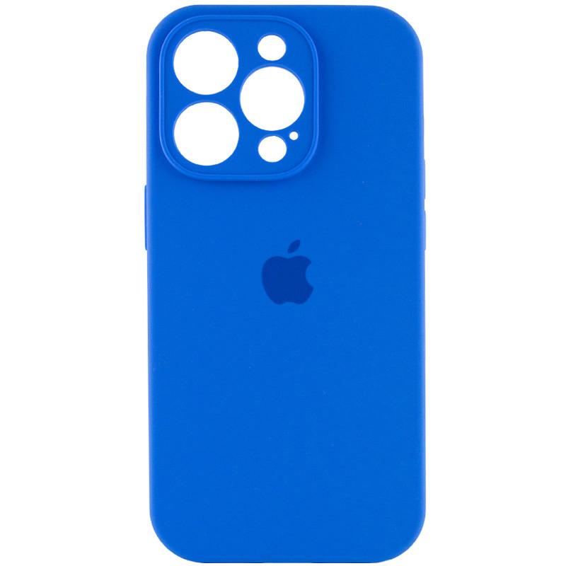 Silicone Case Full Camera Protective (AA) для iPhone 16 Pro (Capri blue)