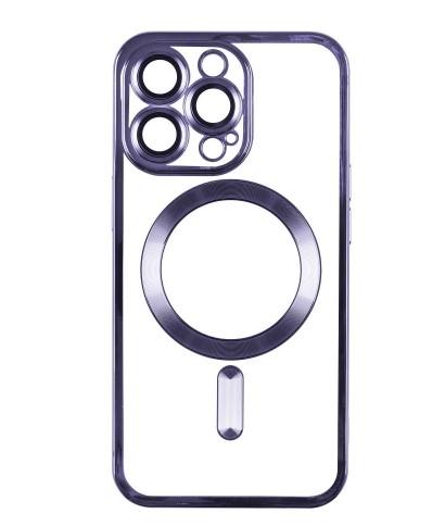 Накладка SHINING Camera MagSafe для  iPhone 12 Pro Max (Purple)