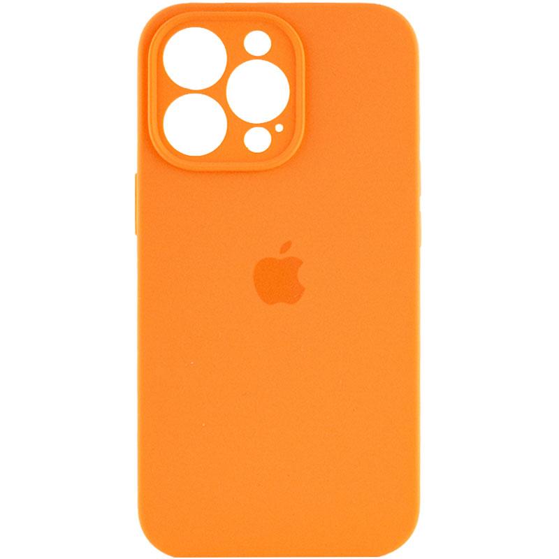 Silicone Case Full Camera Protective (AA) для iPhone 13 Pro (Orange)