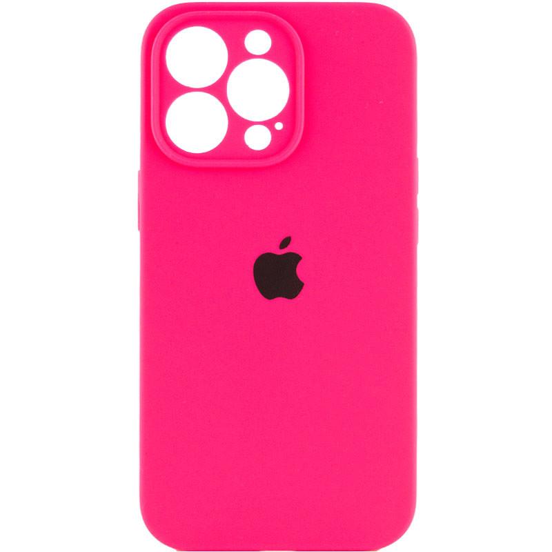 Silicone Case Full Camera Protective (AA) для iPhone 13 Pro Max (Barbie pink)