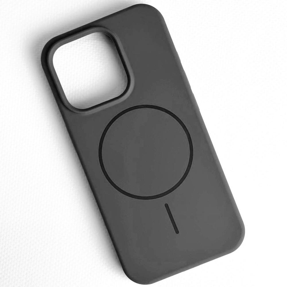 Silicone Case Full Protective (AA) with MagSafe для iPhone 11 (Light Grey)