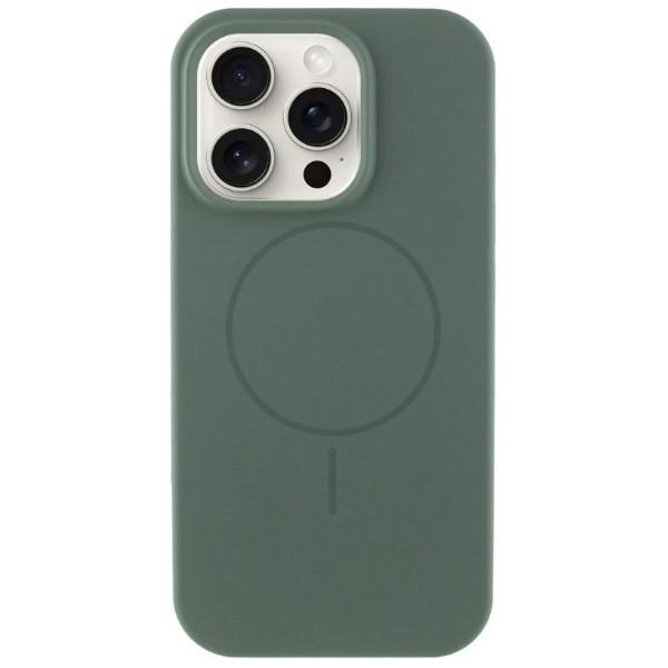Silicone Case Full Protective (AA) with MagSafe для iPhone 13 Pro (Pine green)