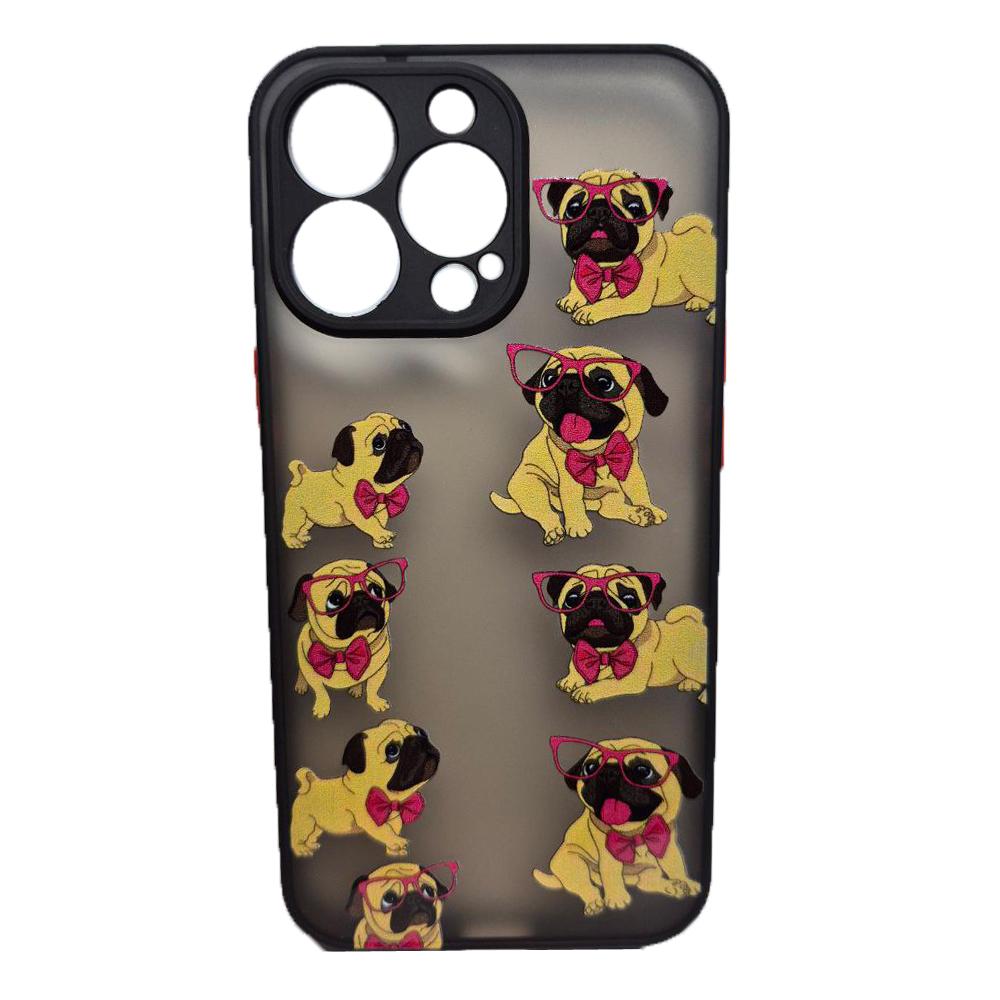 Накладка Totu Gingle Print для Iphone 13 Pro  Мопс