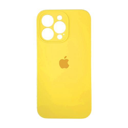 Silicone Case Full Camera Protective (AA) для iPhone 13 Pro  (Yellow)