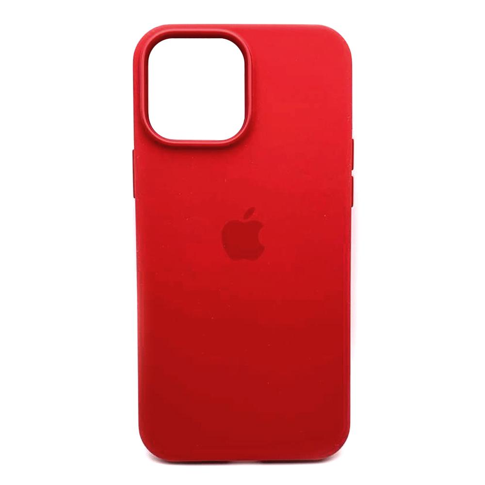 Silicone Case Full Protective Silicone Case Magsafe (AAA) для iPhone 13 PRO MAX (Red)