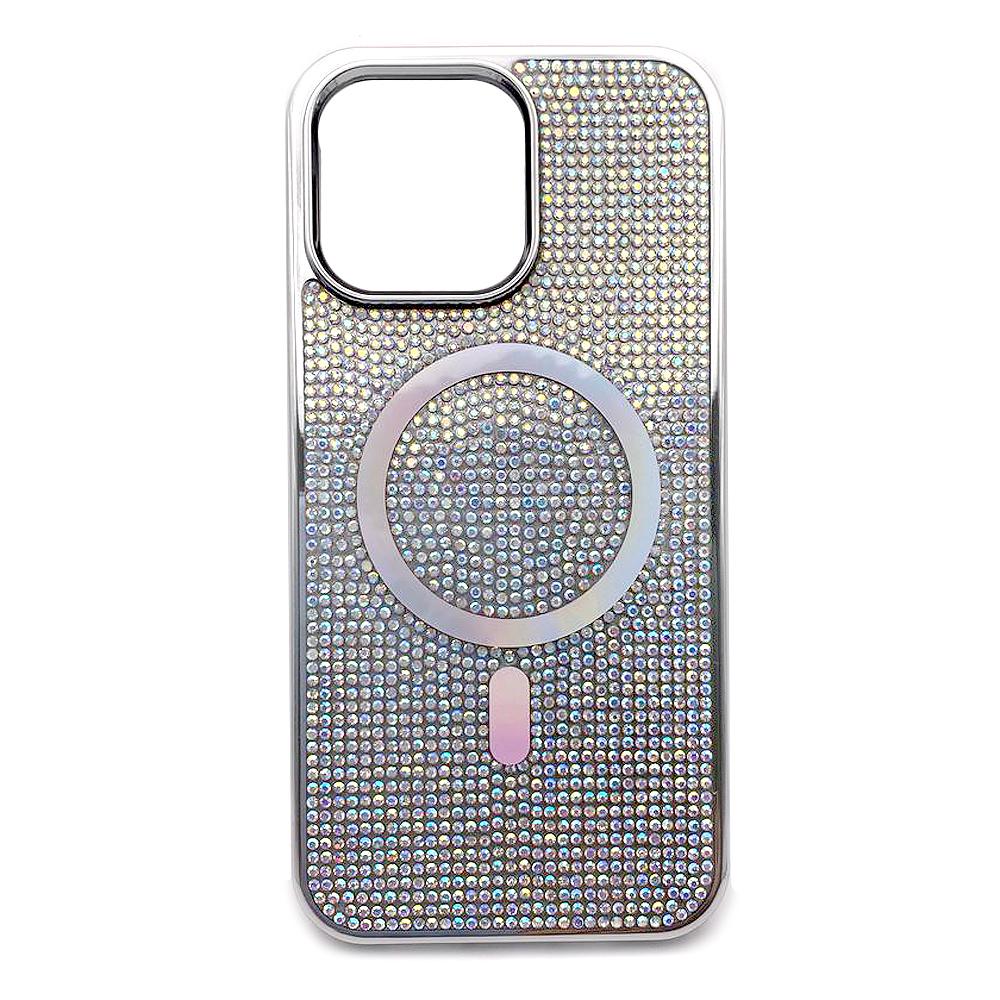 Накладка MagSafe full of diamonds для  iPhone 15 Pro (Full color)