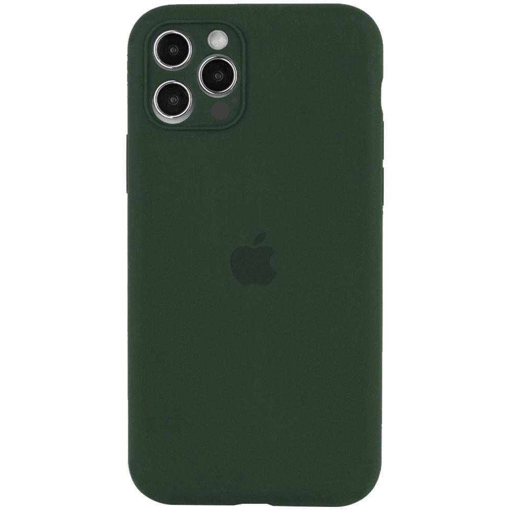 Silicone Case Full Camera Protective (AA) для iPhone 13 Pro  (Cyprus green)