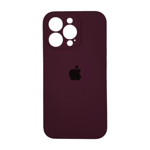 Silicone Case Full Camera Protective (AA) для iPhone 13 Pro (Plum)