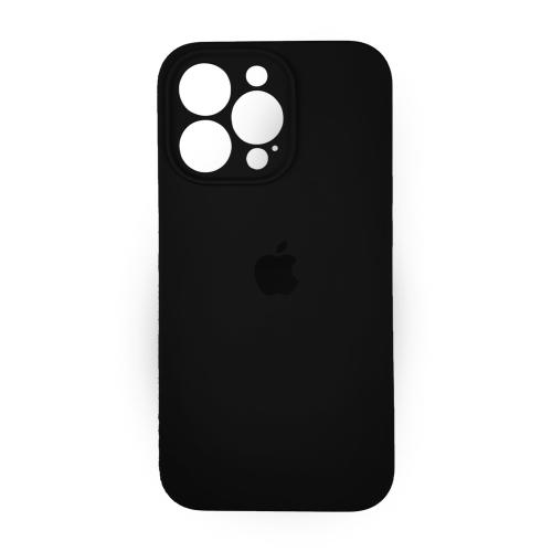 Silicone Case Full Camera Protective (AA) для iPhone 13 Pro Max (Black)