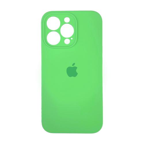 Silicone Case Full Camera Protective (AA) для iPhone 13 Pro Max (Mint)