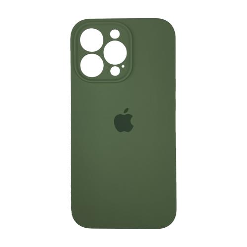 Silicone Case Full Camera Protective (AA) для iPhone 13 Pro Max (Pine green)