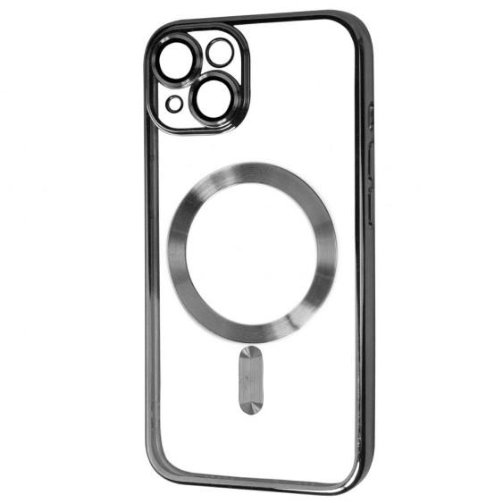 Накладка SHINING Camera MagSafe для  iPhone 14 Plus / 15 Plus Black