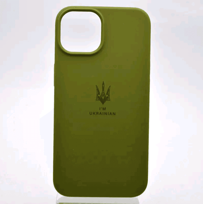 UA Silicone Case Full Protective для iPhone 14 Pro Max (6,7") (Army green)