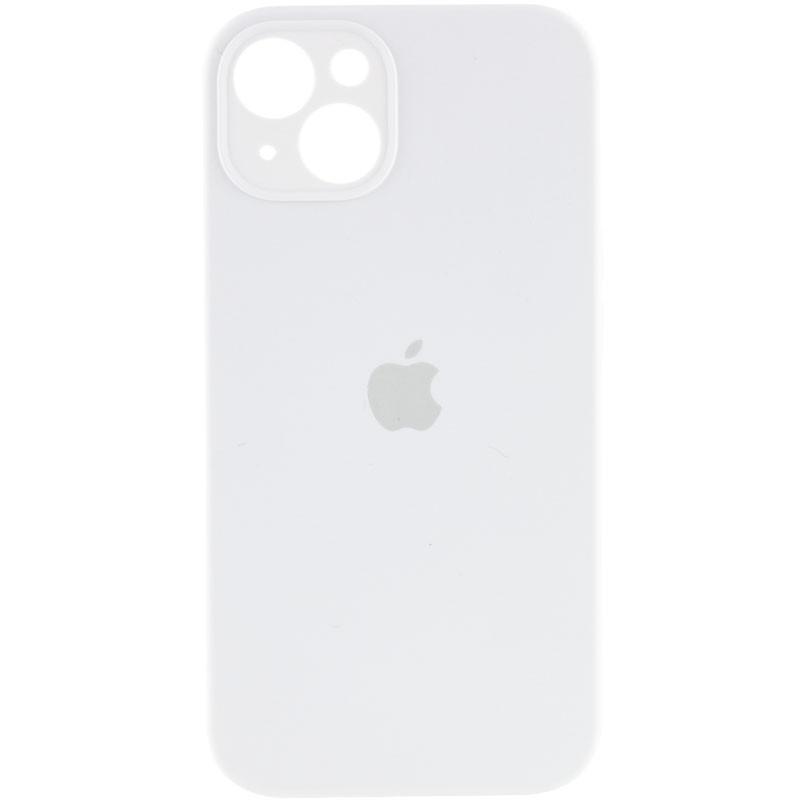 Silicone Case Full Camera Protective (AA) для iPhone 14 (White)