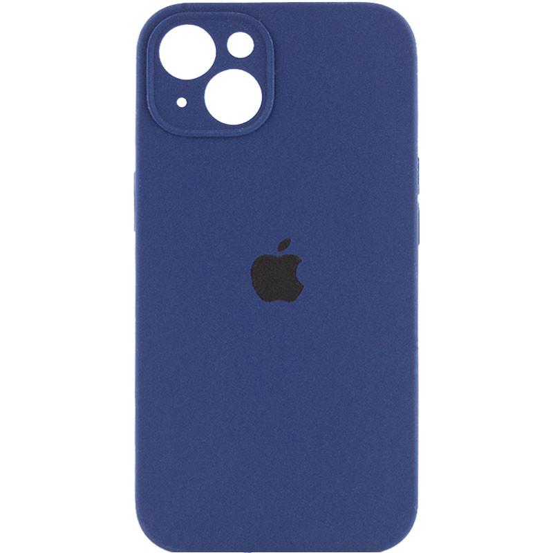 Silicone Case Full Camera Protective (AA) для iPhone 14 (Deep navy)