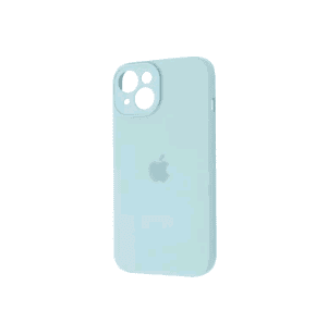 Silicone Case Full Camera Protective (AA) для iPhone 14 (Lilac cream)