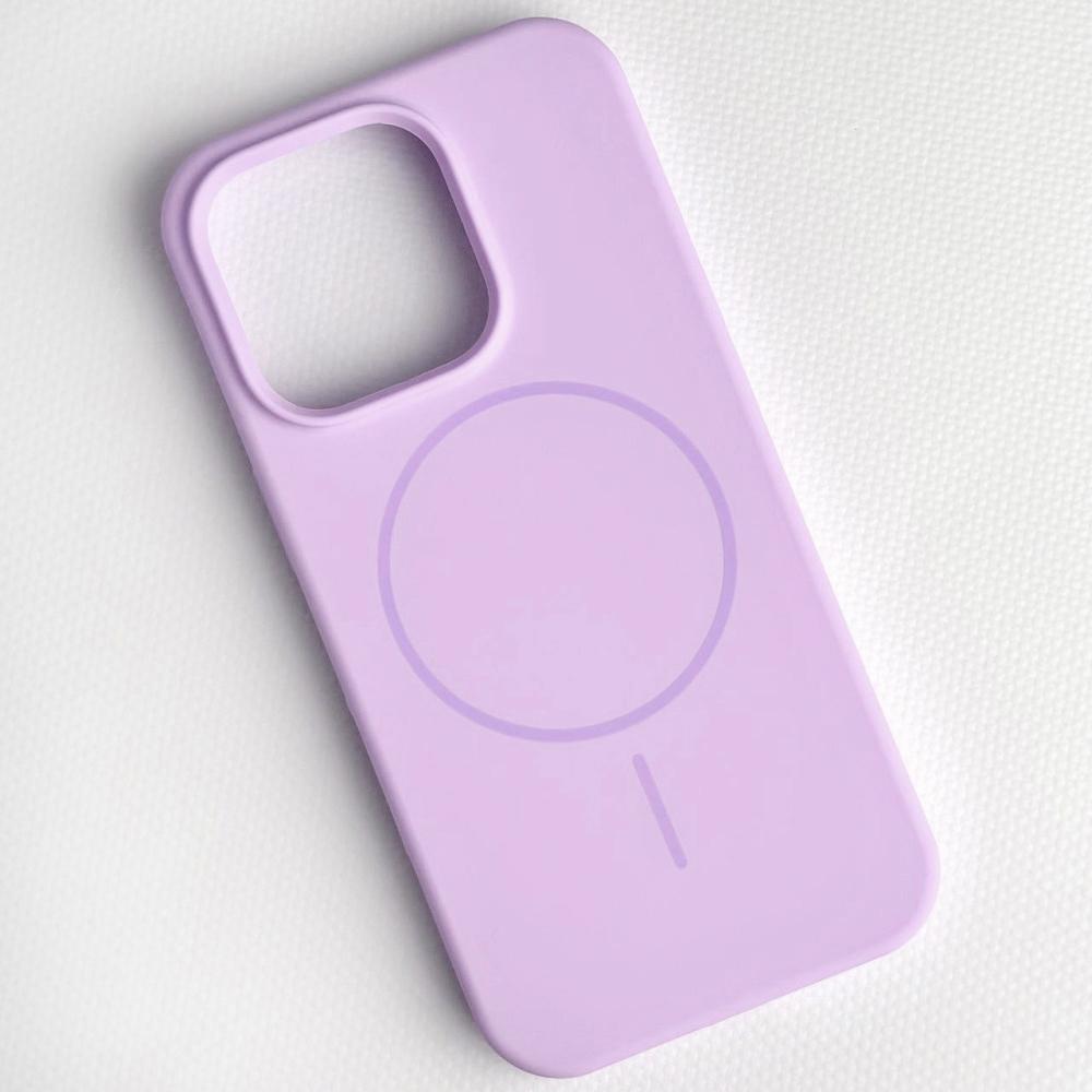 Silicone Case Full Protective (AA) with MagSafe для iPhone 14 Pro (Dasheen)