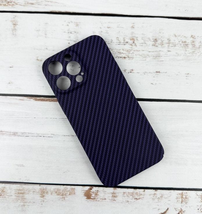 Накладка Air Carbon для Iphone 13 Pro Max (Фіолетова)