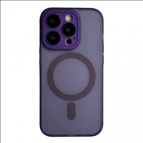 Накладка Magsafe Protective Camera Matte для iPhone 14 Pro фіолетова